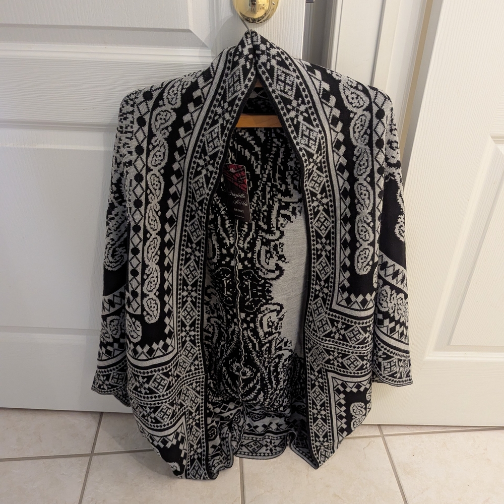 Women's Patterned Poncho